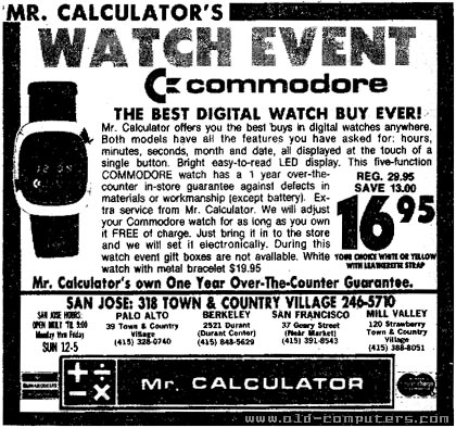 Reloj de Commodore