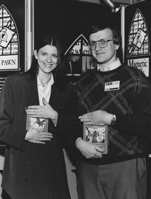 Anita Sinclair y Peta Austin en el CES de 1986