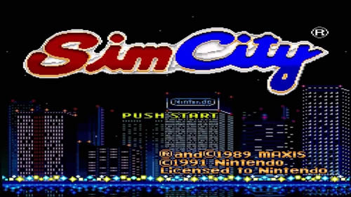 'SimCity' para NES (1989)