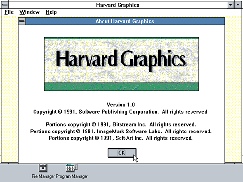 'Harvard Graphics' para Windows